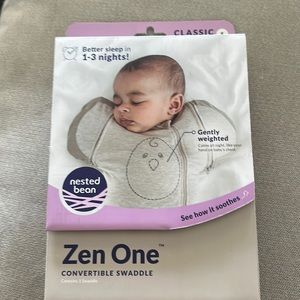 Nested Bean Zen One convertible swaddle lavender
